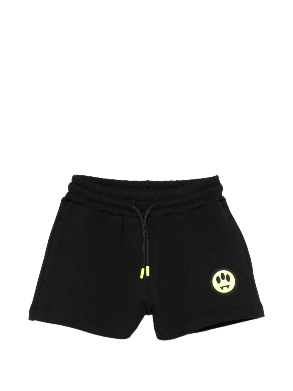Barrow kids logo-print drawstring shorts - Nero