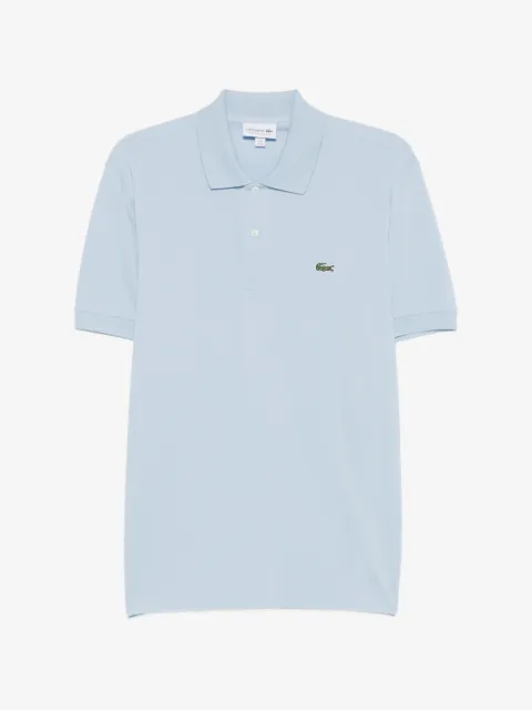Lacoste logo-patch piqué polo shirt