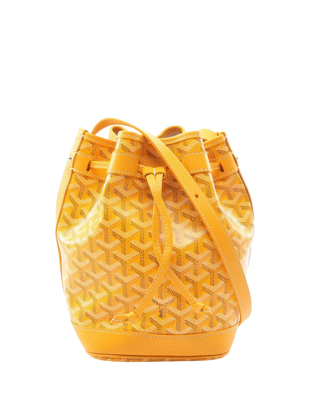 Goyard Pre-Owned 2010-2026 Goyardine Petit Flot bucket bag - Giallo