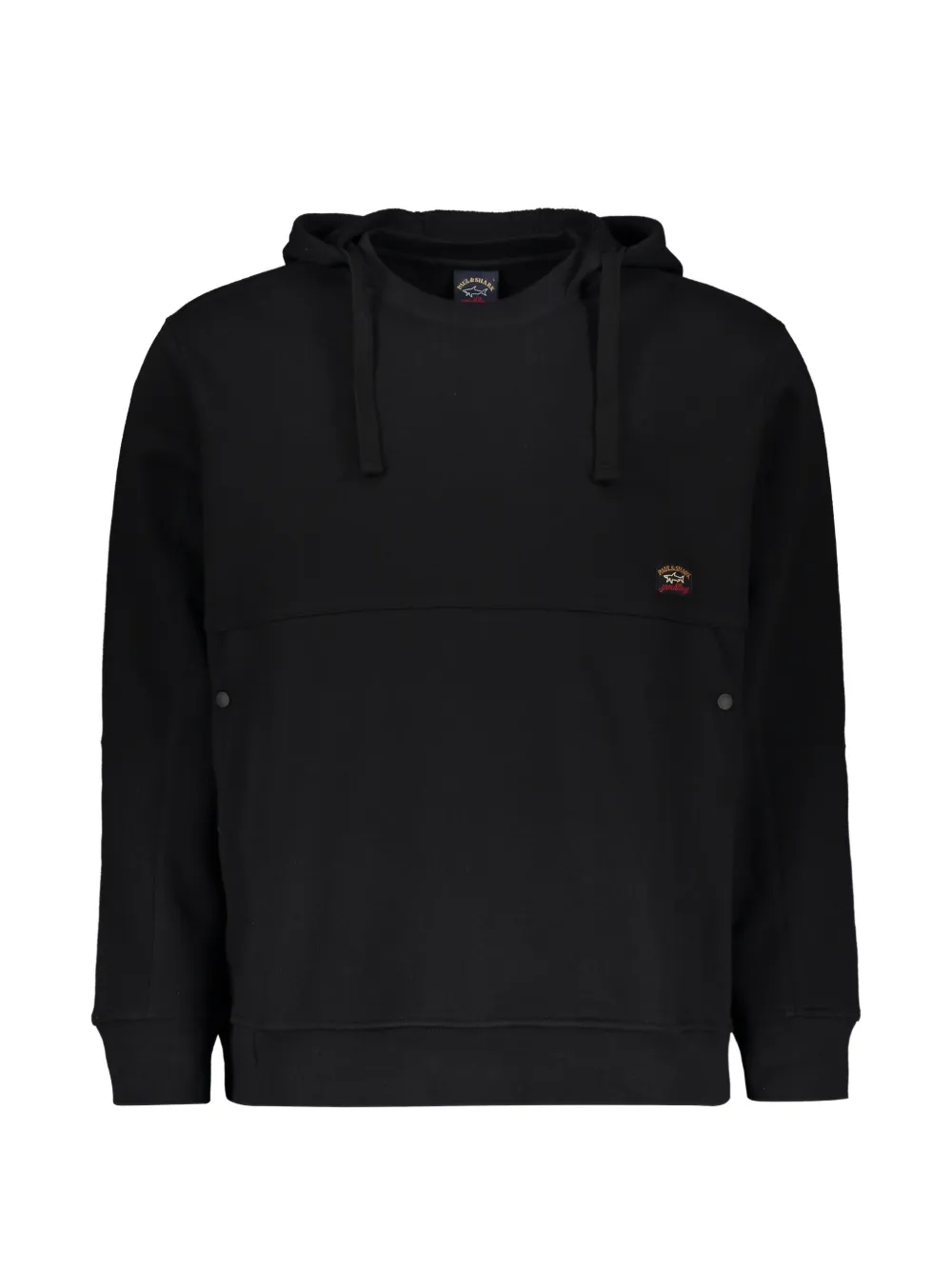 Paul & Shark logo-patch hoodie - Nero