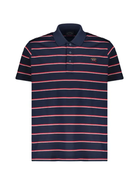 Paul & Shark striped short-sleeve polo shirt