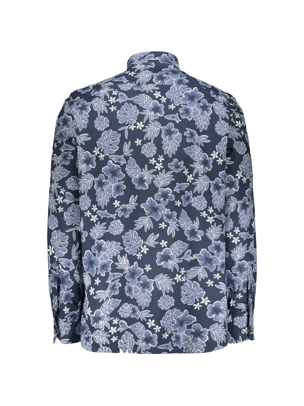 Paul & Shark Overhemd met bloemenprint Blauw