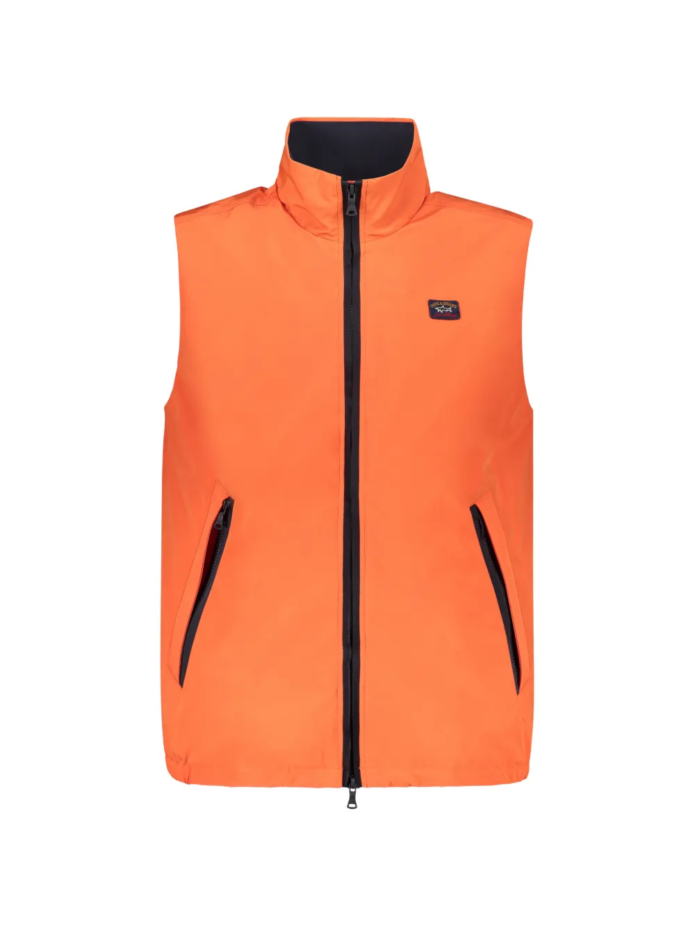Paul & Shark high-collar zip gilet - Orange