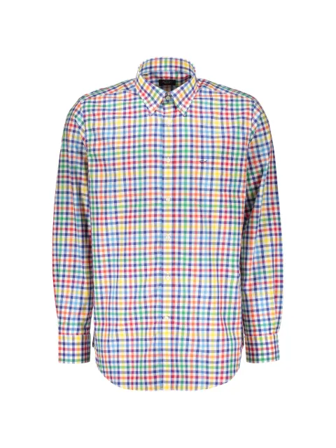 Paul & Shark checkered long-sleeve shirt