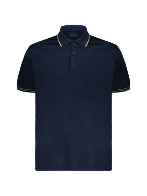 Paul & Shark contrast-trim polo shirt