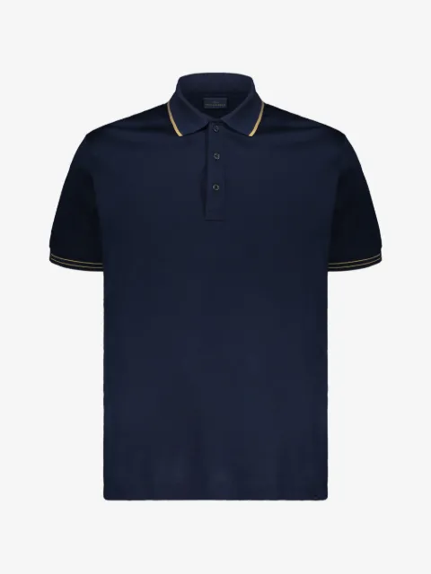 Paul & Shark contrast-trim polo shirt