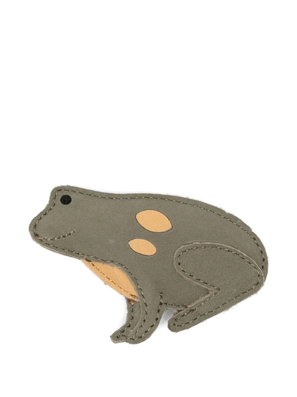 Donsje Lipu frog-motif hair clip - Verde