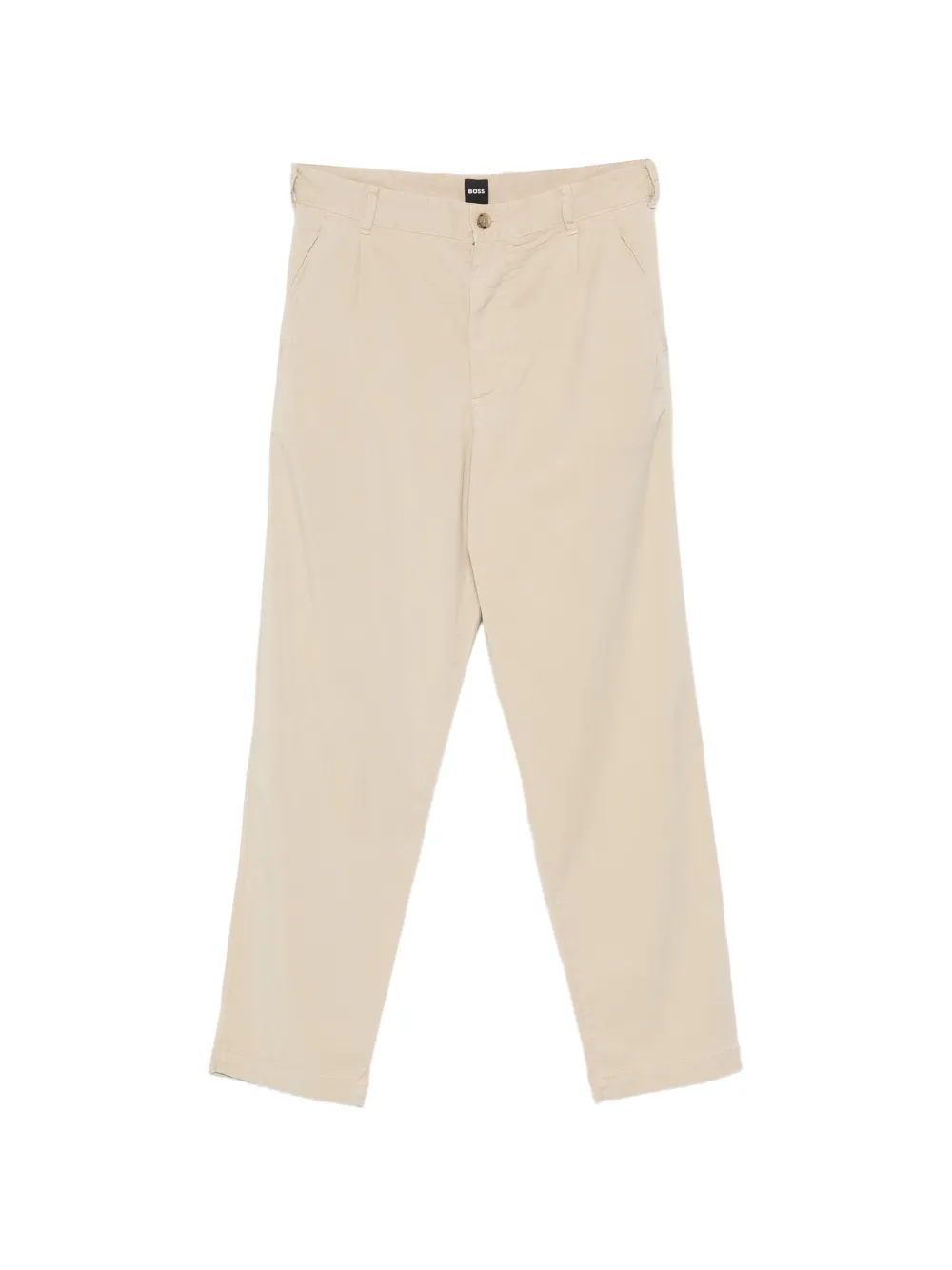 BOSS Kai pleated-detail trousers - Toni neutri