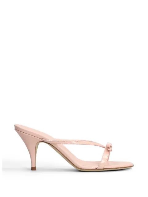 3juin Linda bow-detail patent-leather sandals