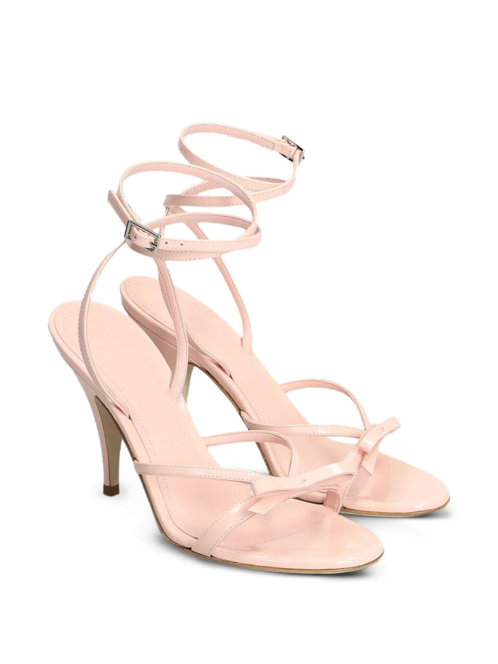 3juin Megan Charme wikkelsandalen met strikdetail Roze