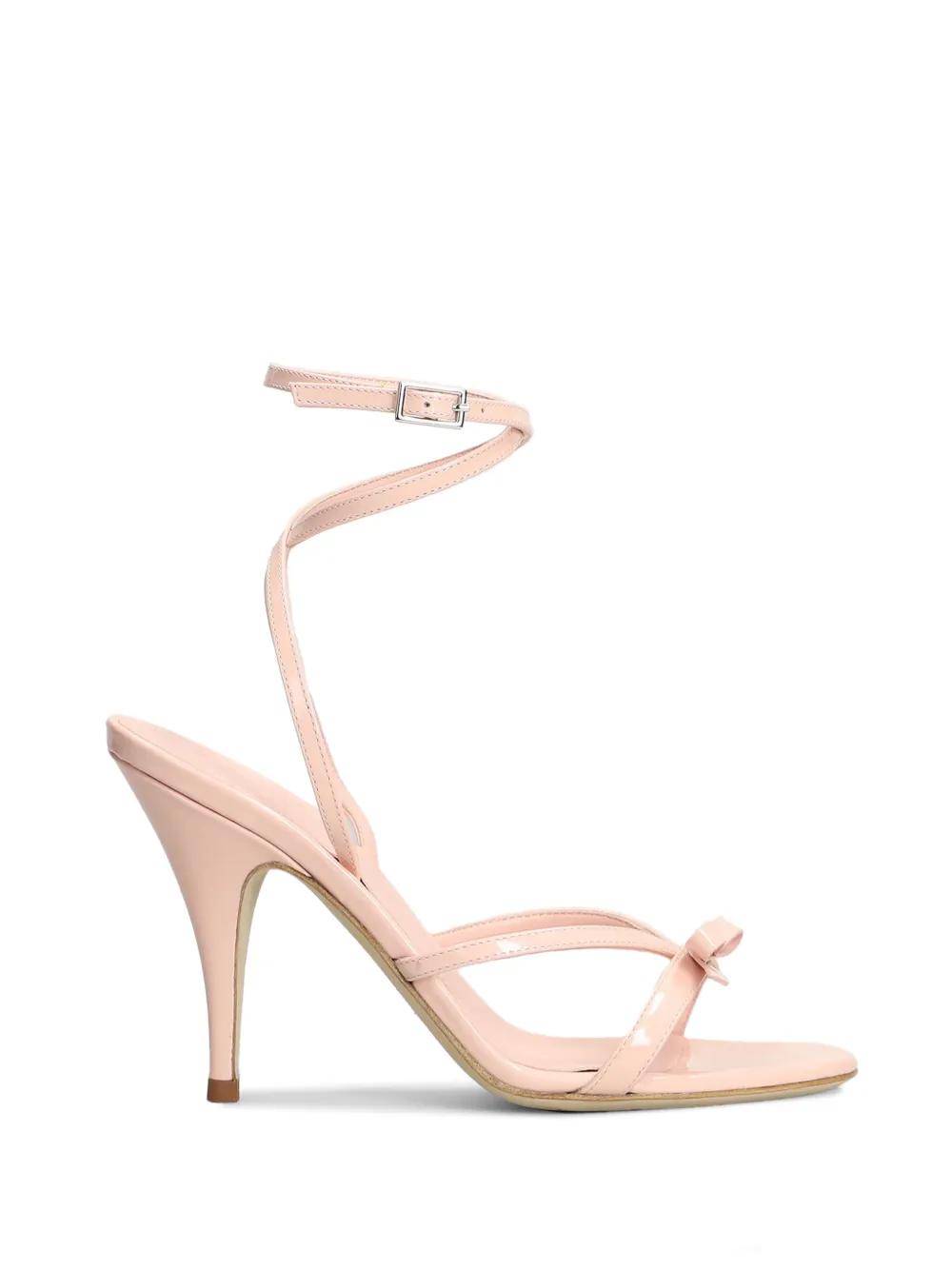 3juin Megan Charme wikkelsandalen met strikdetail Roze