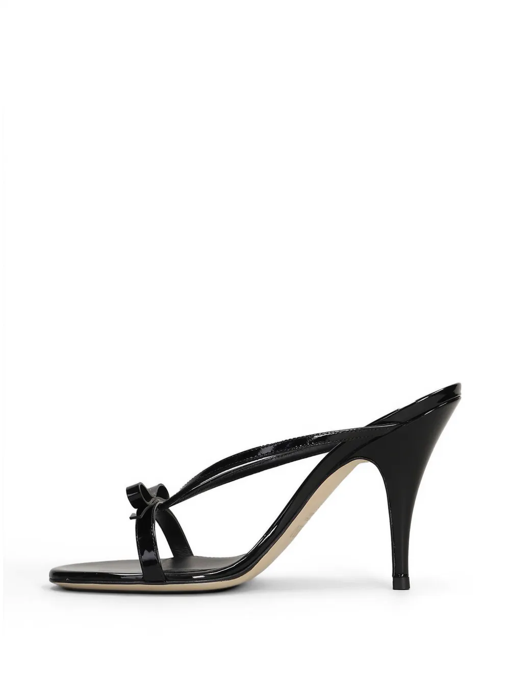 3juin Natalia bow-detail crossover-strap sandals Zwart