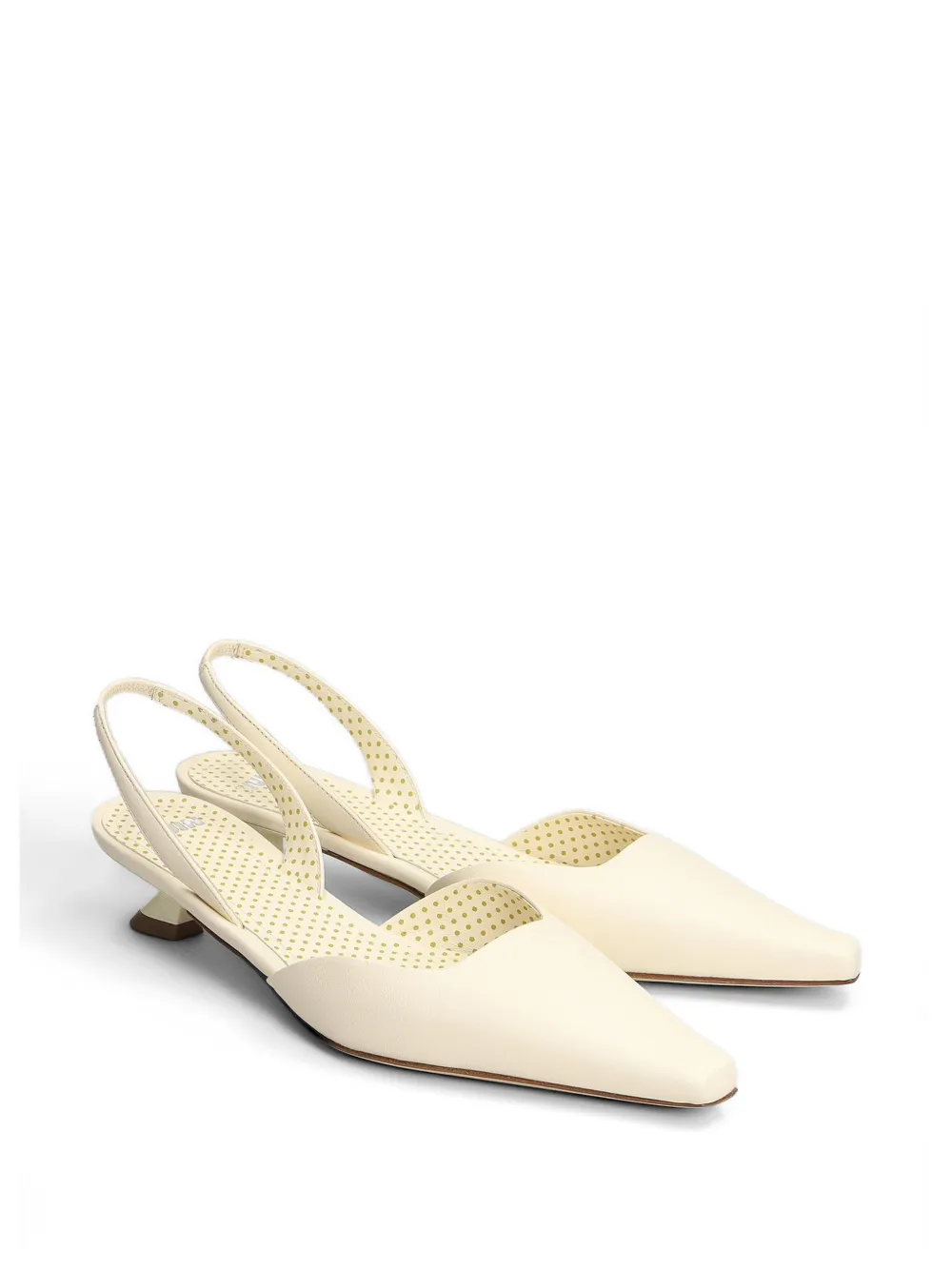 3juin Sophie slingback kitten-heel pumps Beige