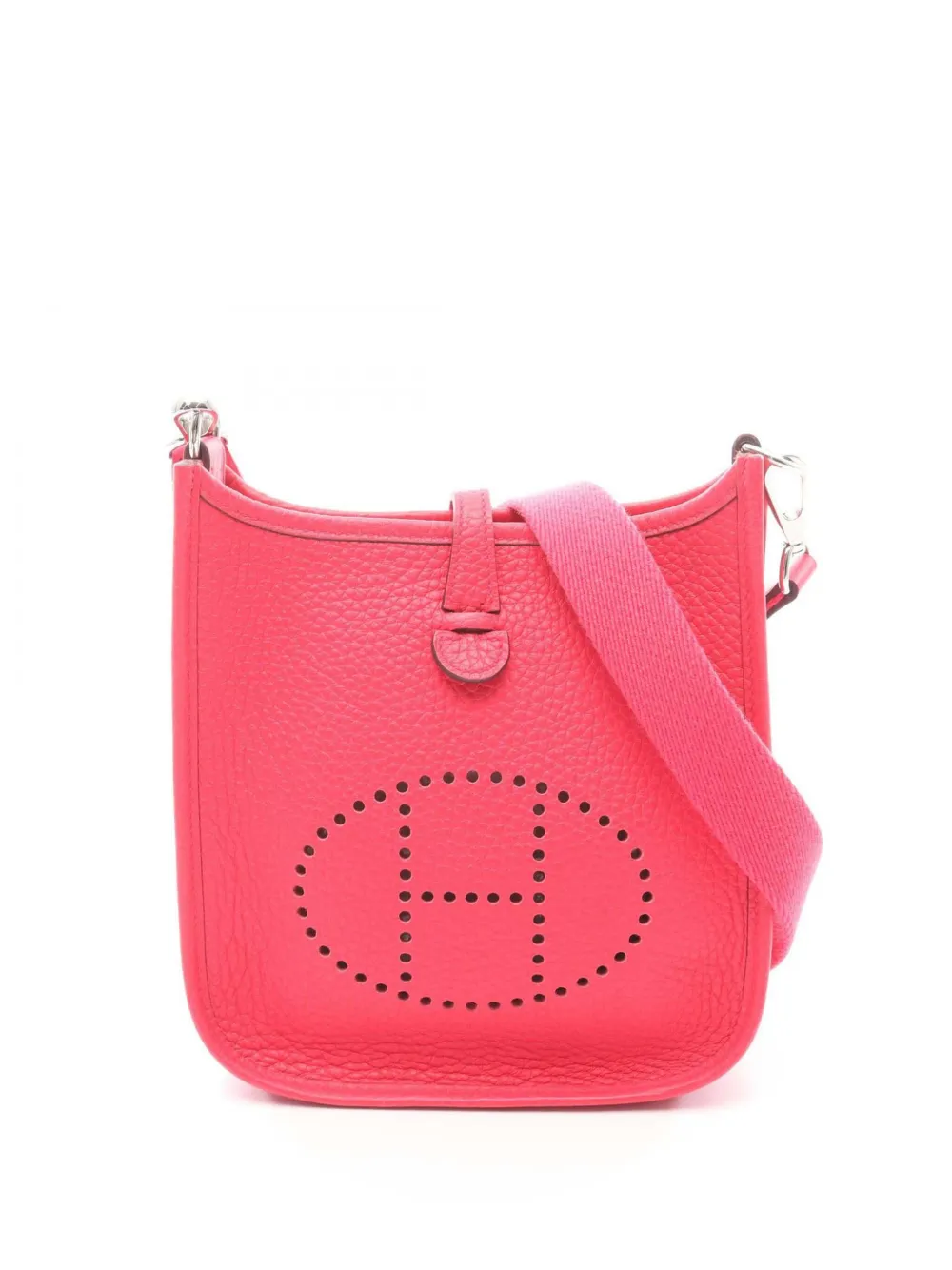 Hermès Pre-Owned 2017 Clemence Amazone Evelyne TPM 16 crossbody bag - Rosa