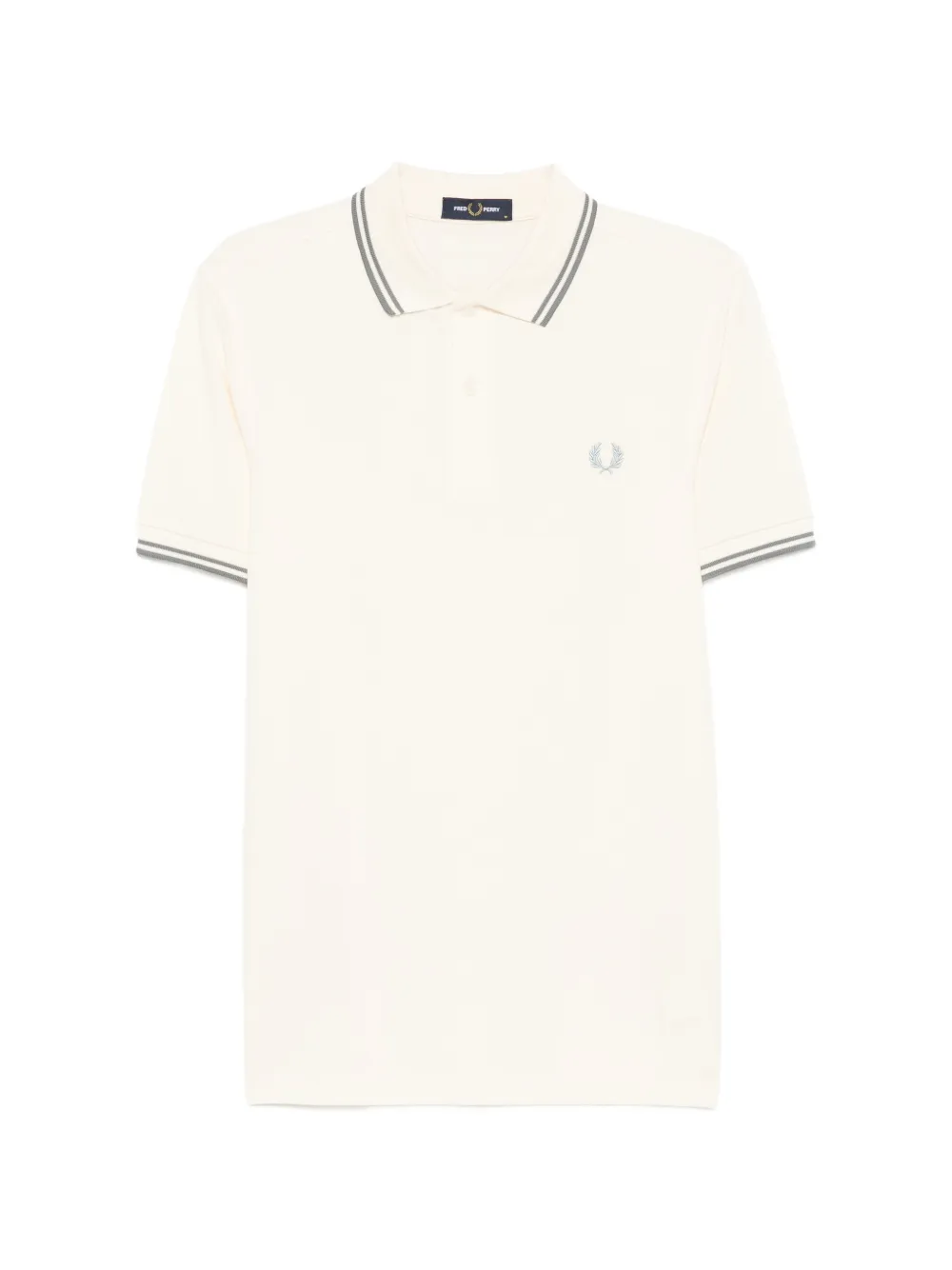 Fred Perry twin-tipped piqué polo shirt - Nude
