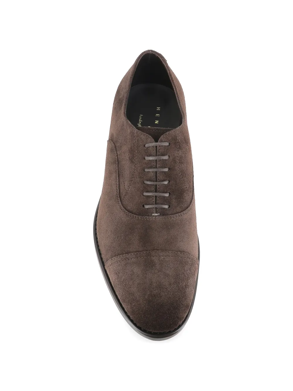 Henderson Baracco Oxford schoenen met bewerkte neus Bruin