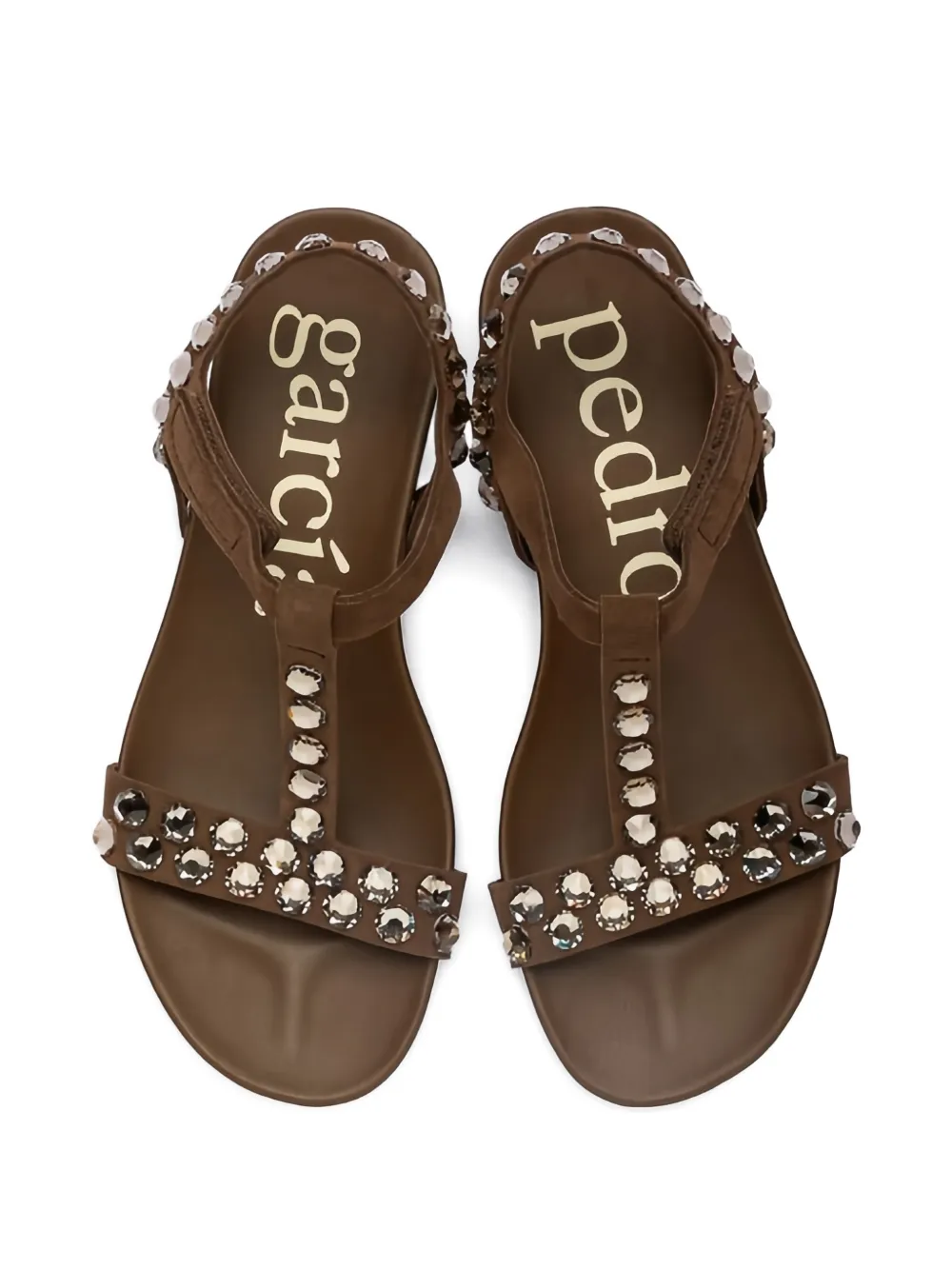 Pedro Garcia Jeril leren sandalen Bruin