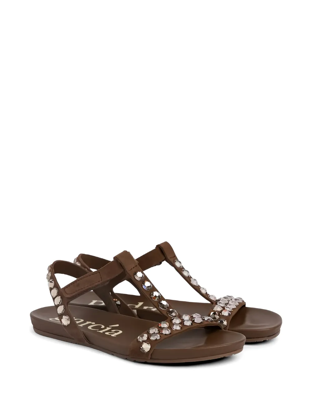 Pedro Garcia Jeril leren sandalen Bruin