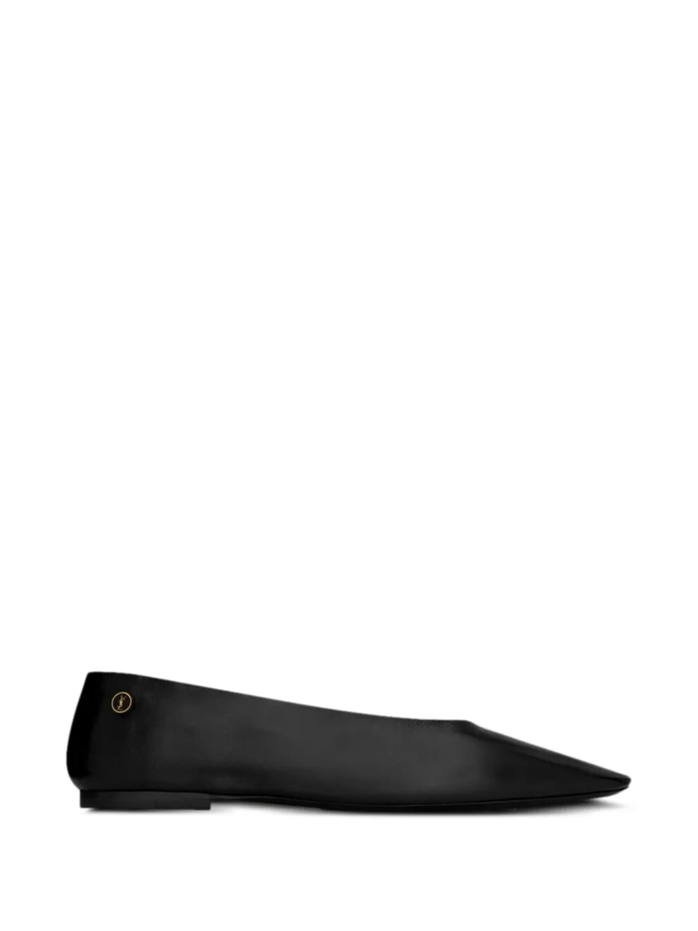 Saint Laurent Ballerinas mit mandelförmiger Kappe - Schwarz