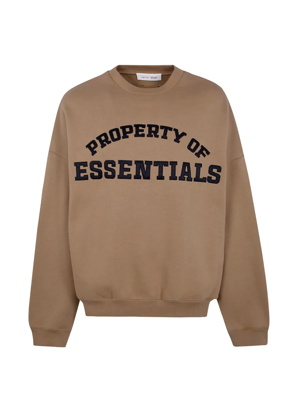 FEAR OF GOD ESSENTIALS logo-embroidery sweatshirt - Braun