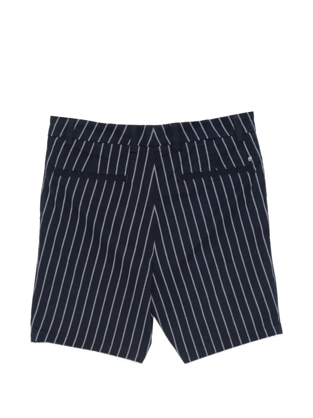 BOSS Kane shorts met krijtstreep Blauw