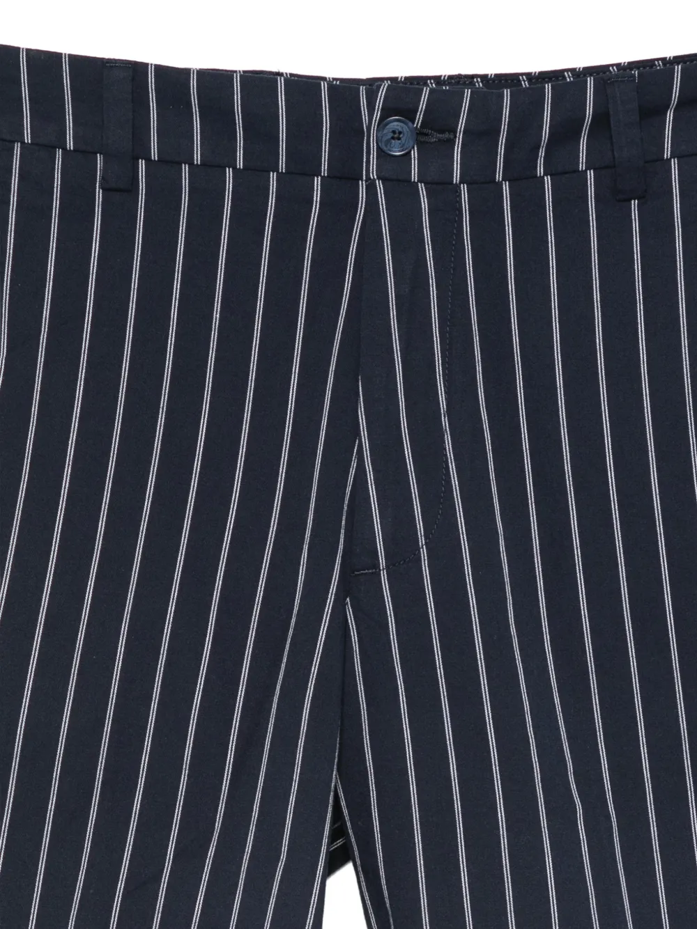 BOSS Kane shorts met krijtstreep Blauw