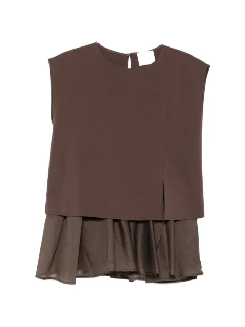 Su layered ruffled top