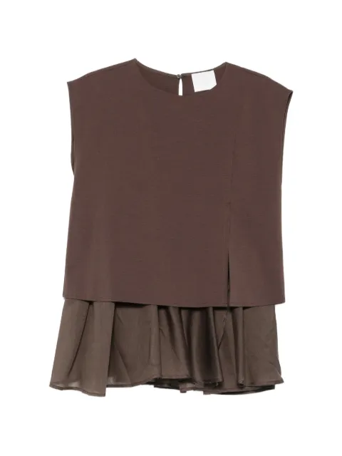 Su layered ruffled top