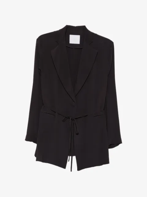 Su tie-fastening notched-lapels blazer 