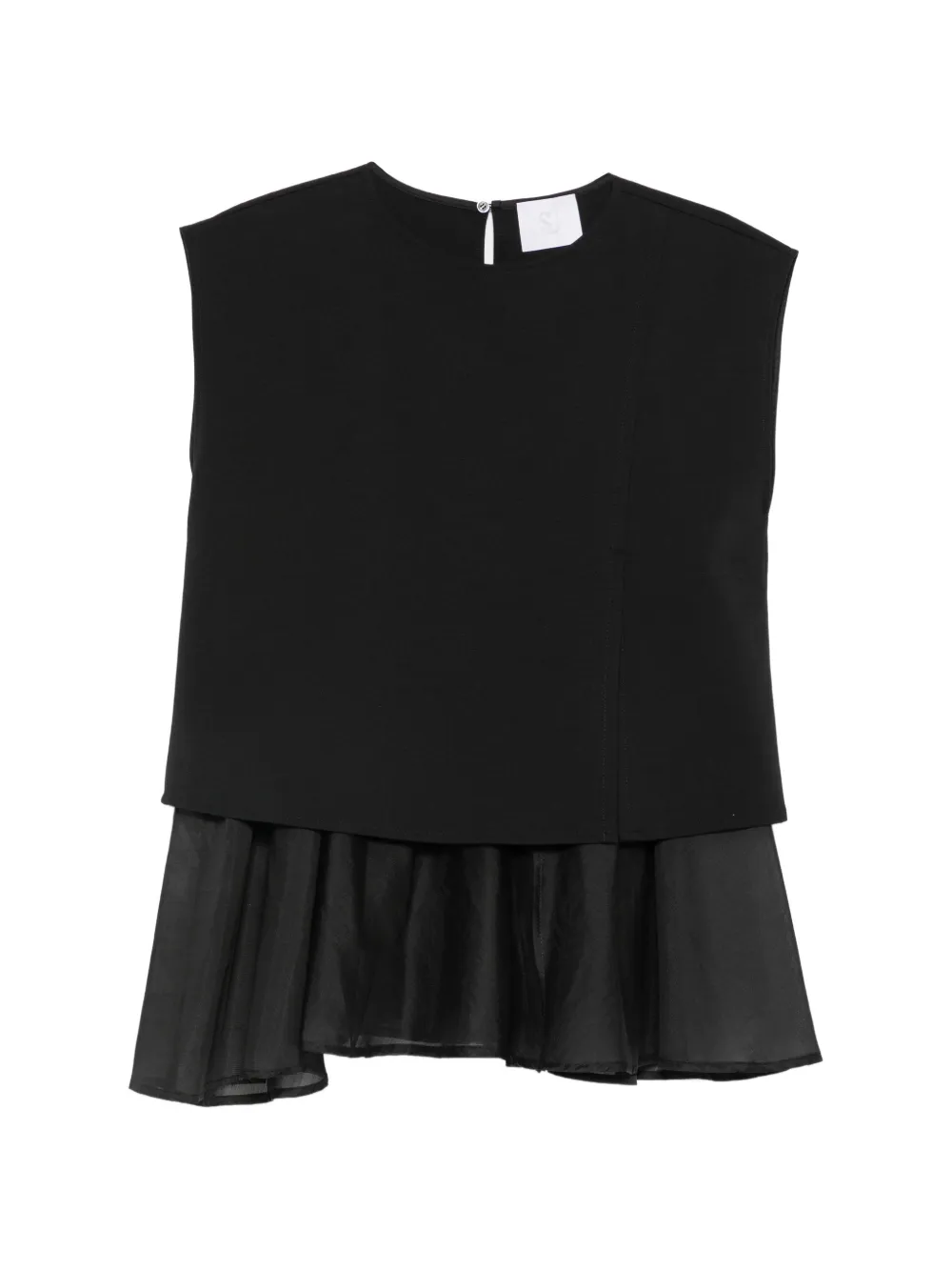 Su layered ruffled blouse - Bianco