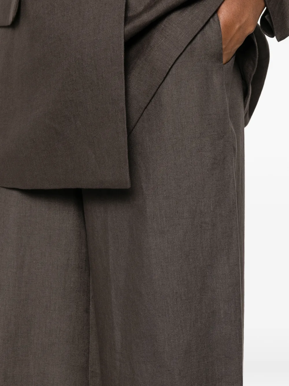 Su Broek met wijde pijpen Bruin