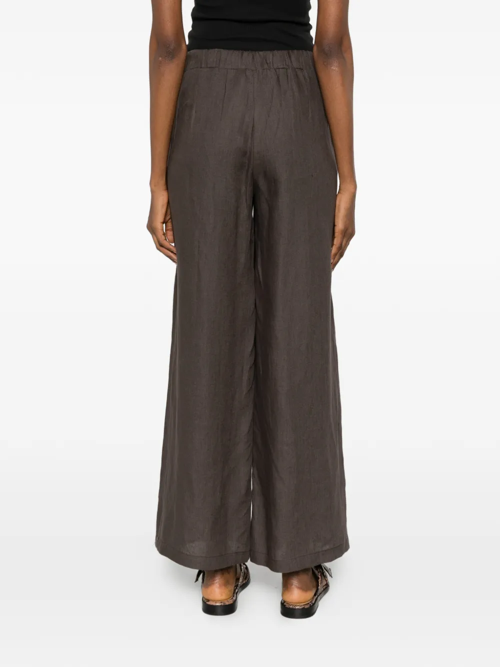 Su Broek met wijde pijpen Bruin