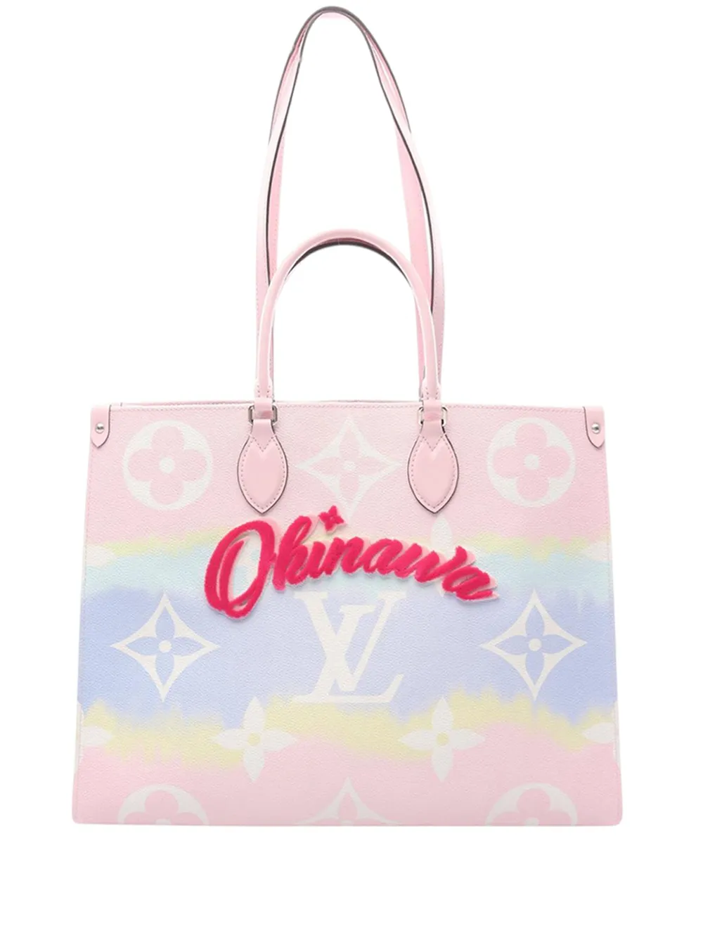 Louis Vuitton Pre-Owned 2020 Monogram Giant By The Pool Okinawa OnTheGo GM satchel - Rosa