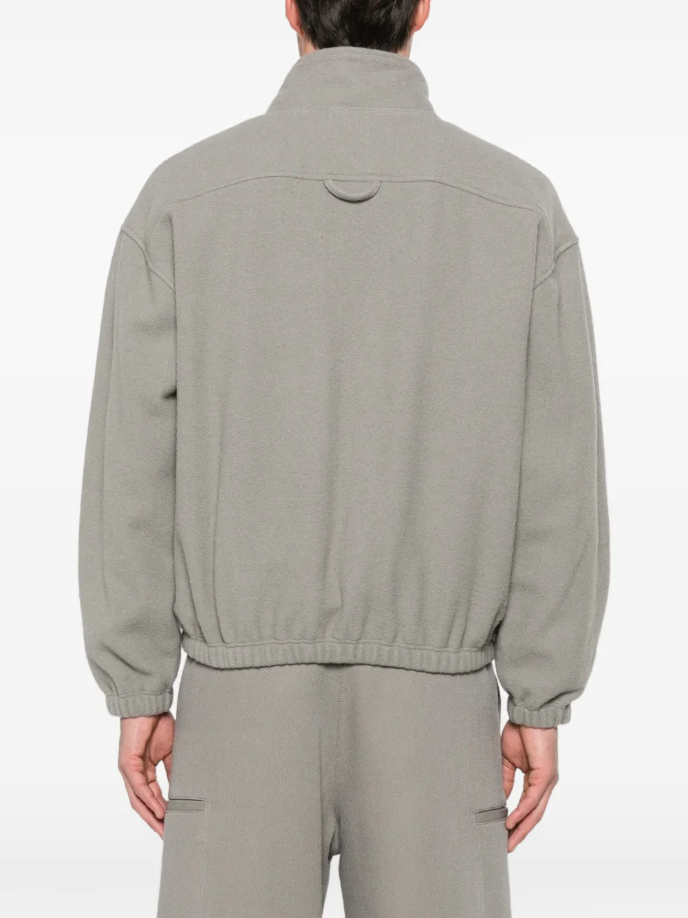 Rier Sweater met halve rits Grijs