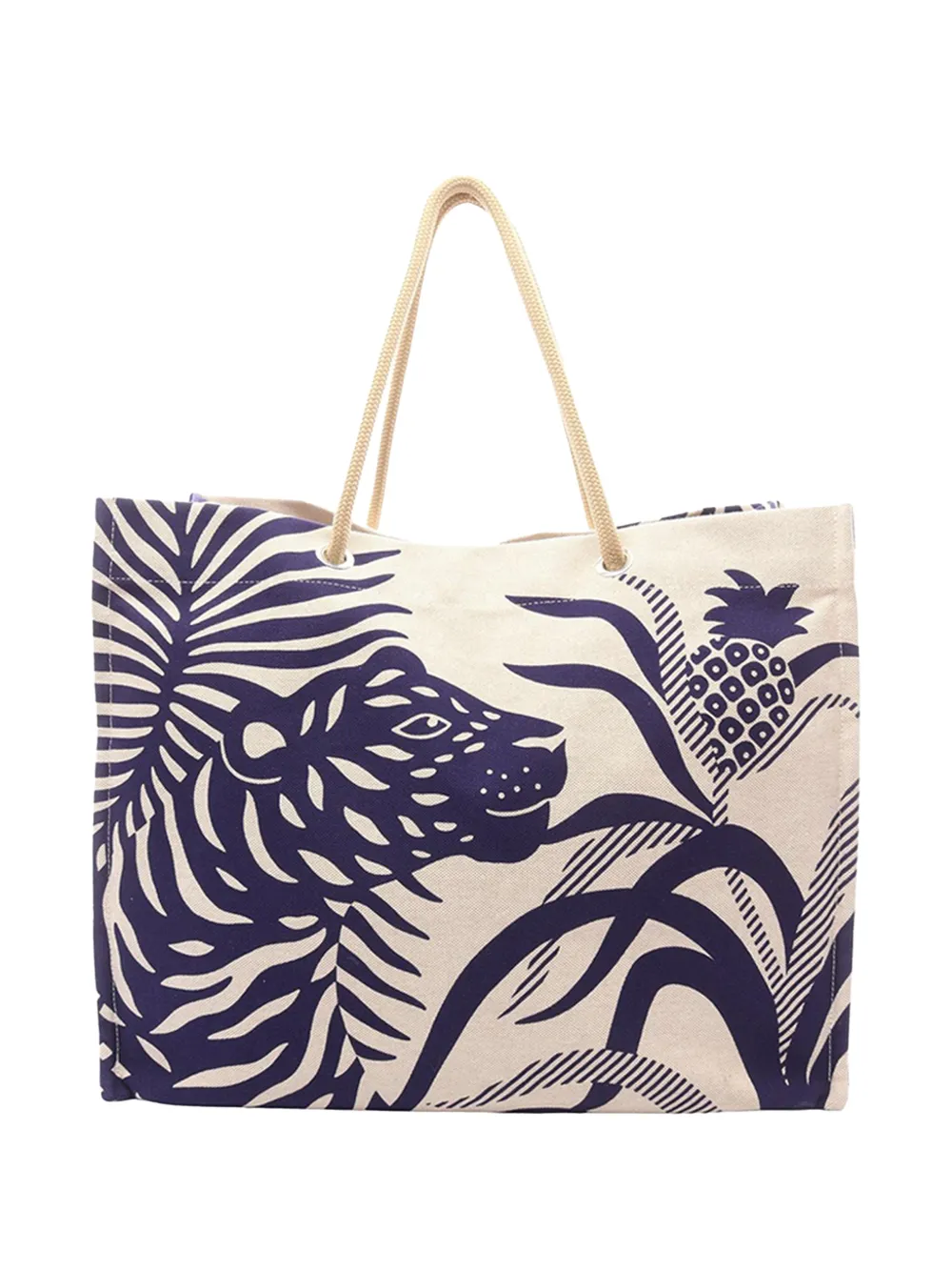 Hermès Pre-Owned 2010-2026 Teagle a Lananas tote bag - Bianco