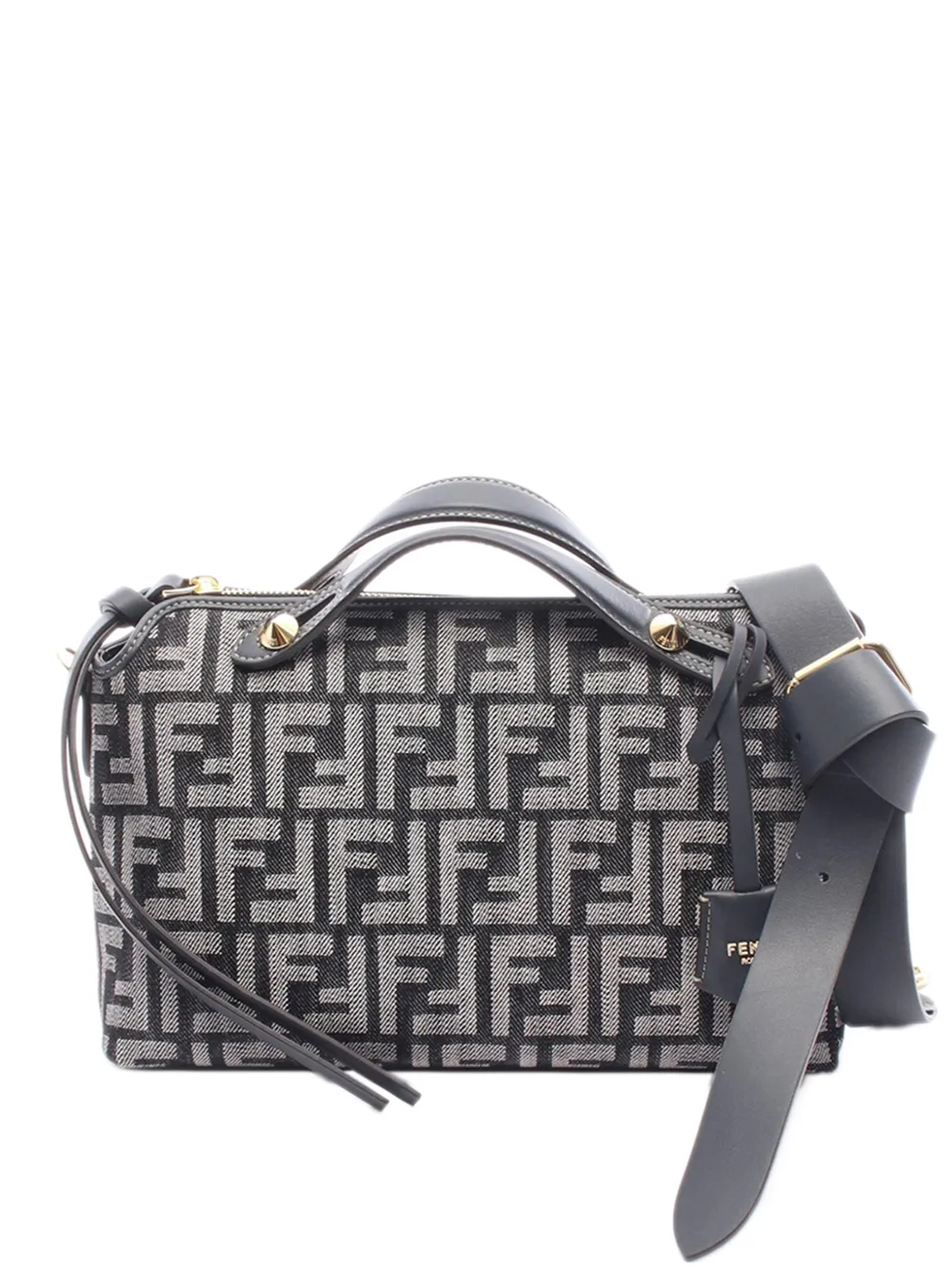 Fendi Pre-Owned 2010-2026 Medium Denim Effect FF Jacquard By The Way Soft satchel - Blu