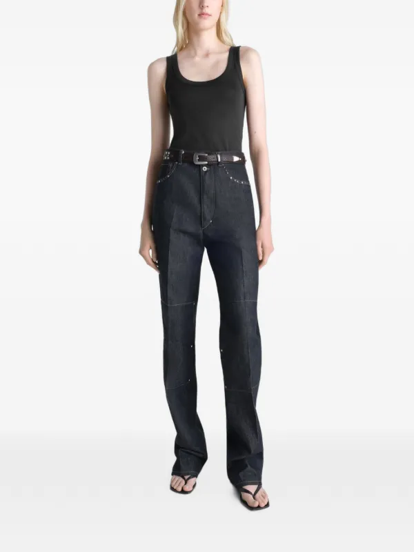 LEMAIRE リブタンクトップ | ブラック | FARFETCH JP