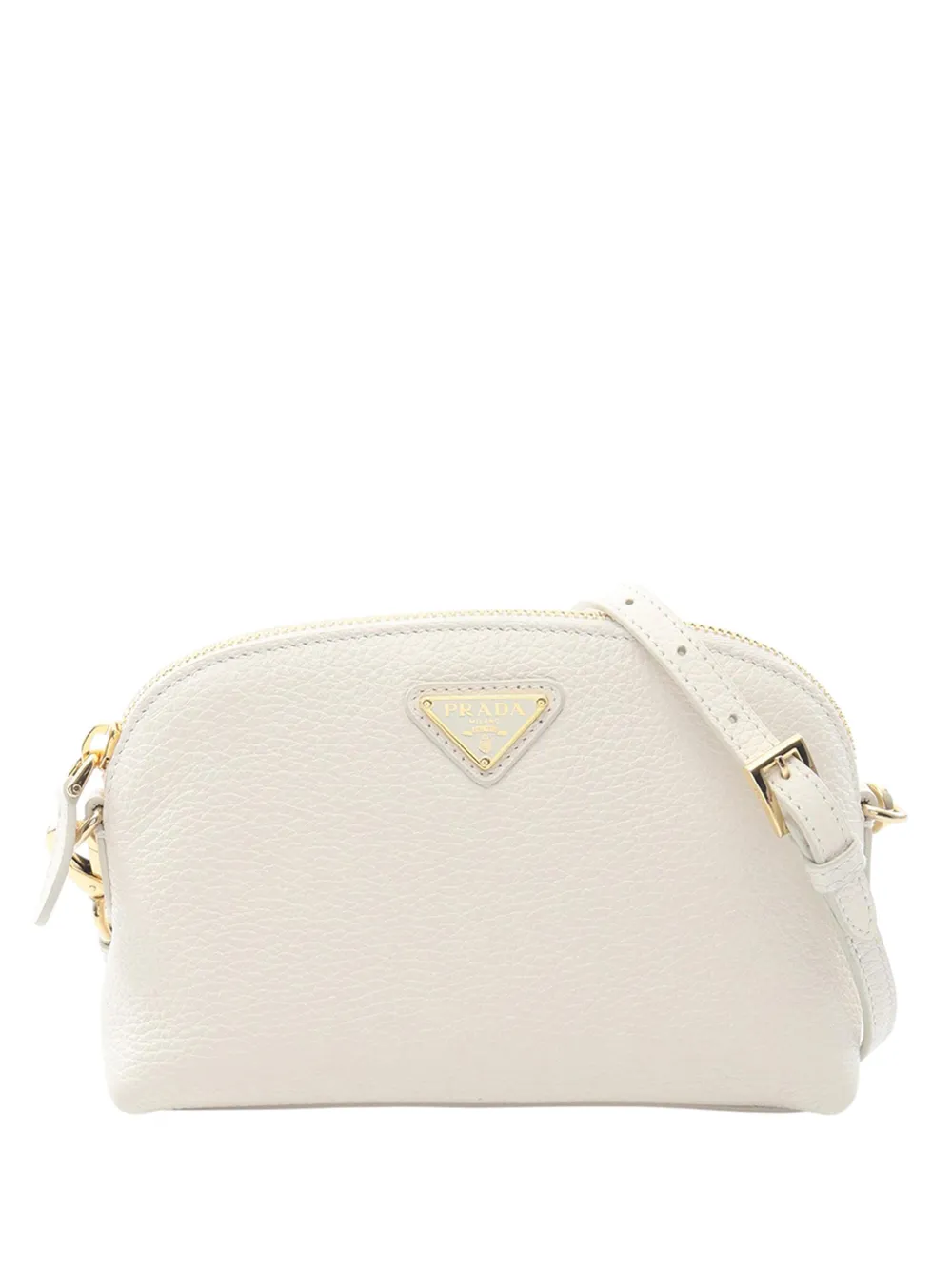 Prada Pre-Owned 2010-2026 Vitello Daino Soft shoulder bag - Bianco
