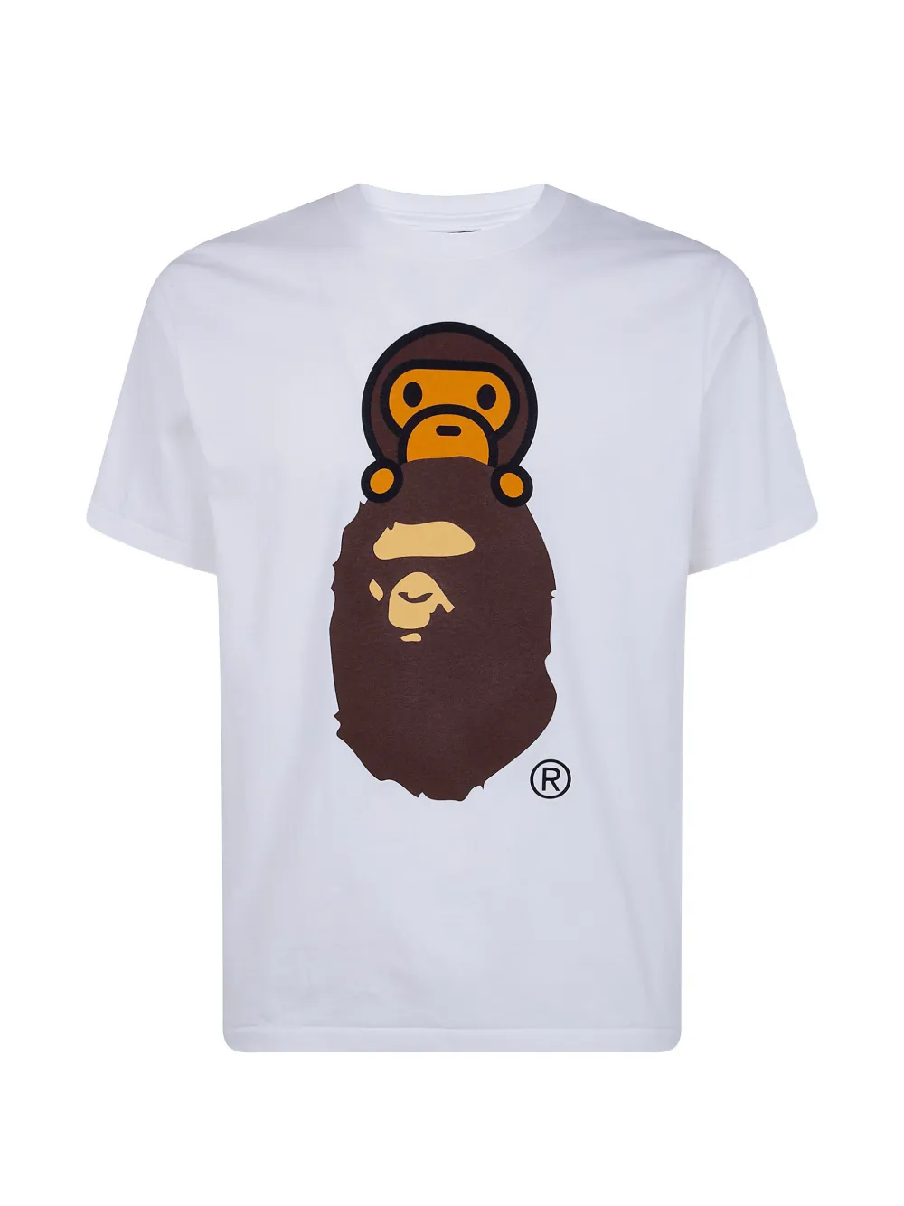 BAPE BLACK *A BATHING APE® Ape Head Baby Milo T-shirt - Bianco