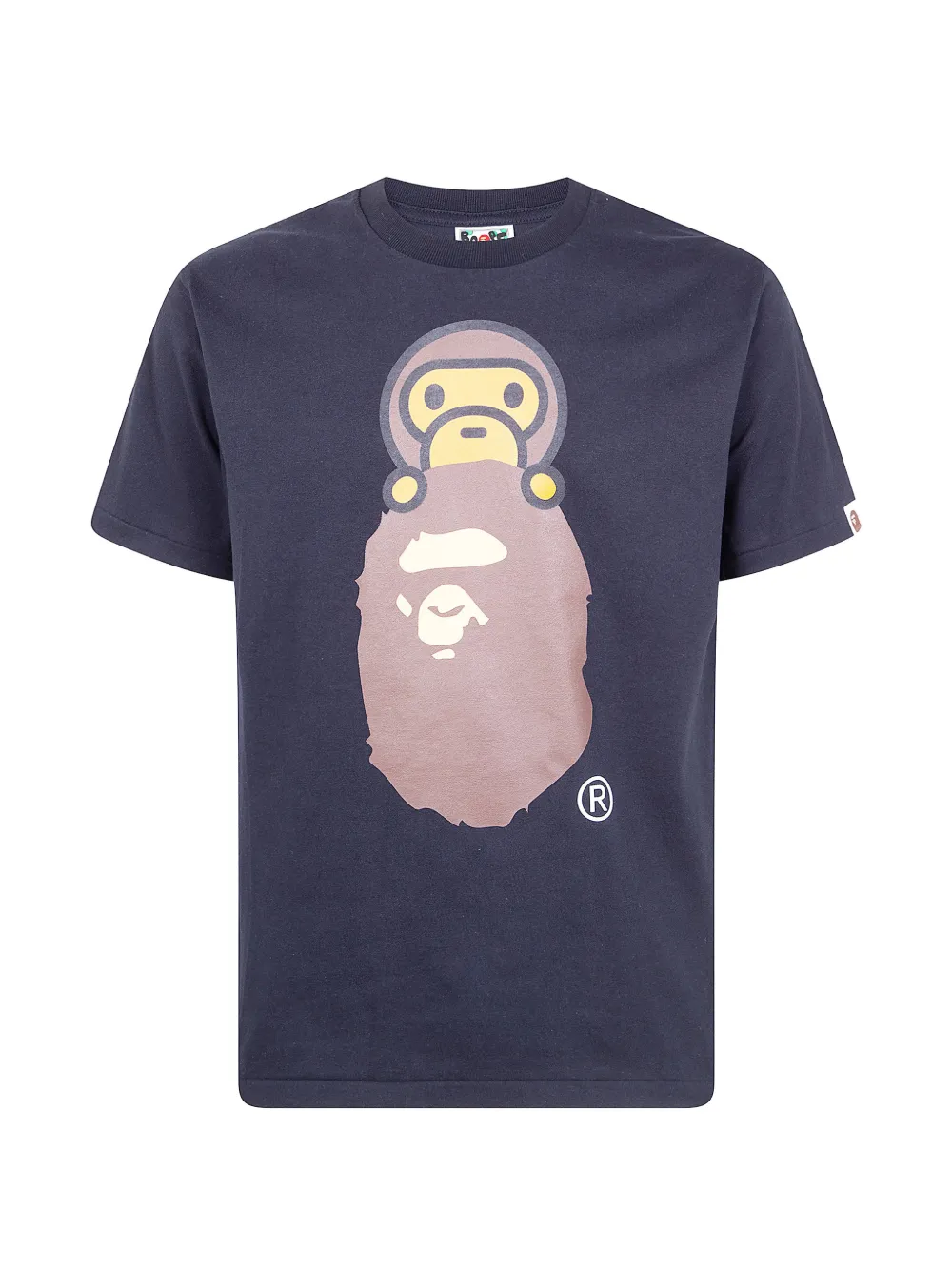 BAPE BLACK *A BATHING APE® Ape Head Baby Milo T-shirt - Blu