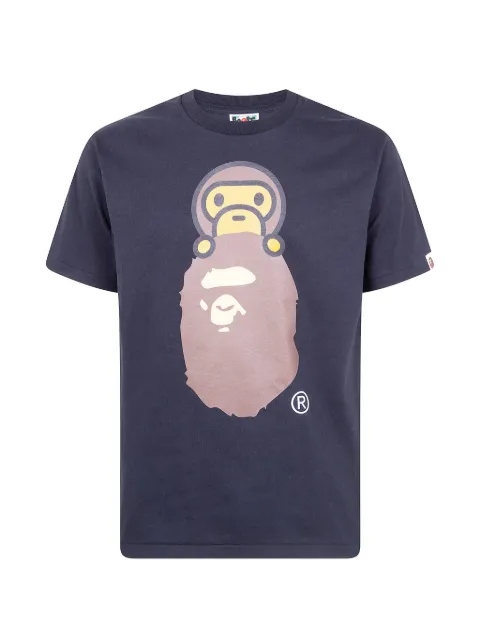 BAPE BLACK *A BATHING APE® Ape Head Baby Milo T-shirt
