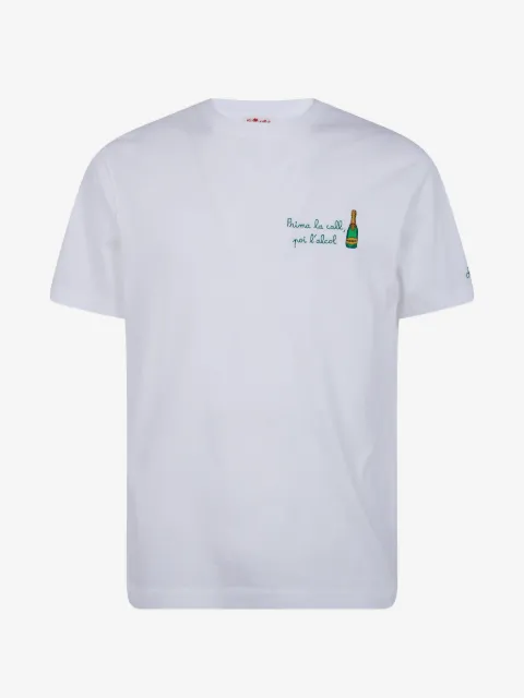 MC2 Saint Barth Camiseta de algodão com bordado