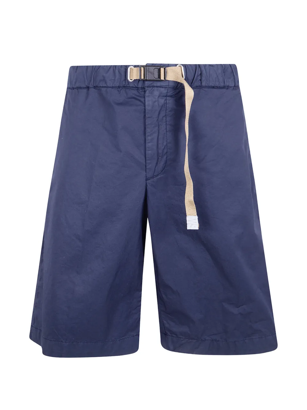 White Sand belted cotton shorts - Blu