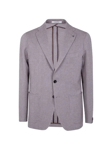 Tagliatore textured single-breasted blazer