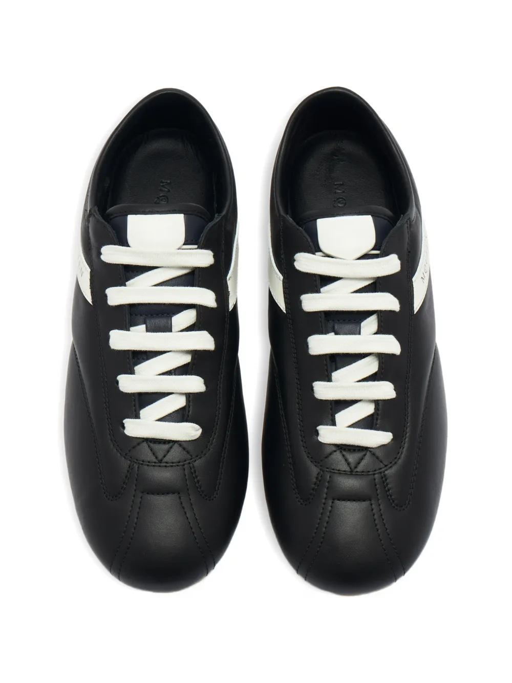 Alexander McQueen Boxe leather sneakers Zwart
