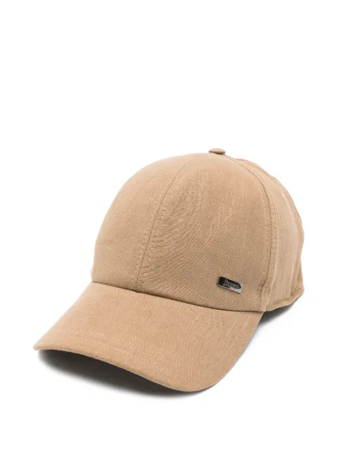 Herno logo-plaque baseball cap