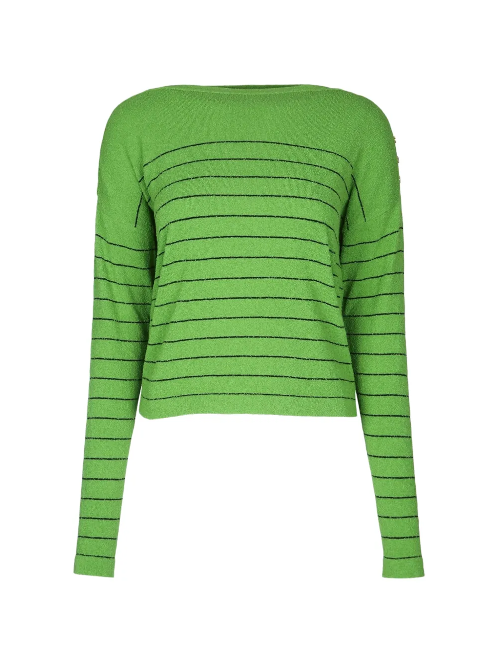 Elisabetta Franchi Maglione a righe - Verde