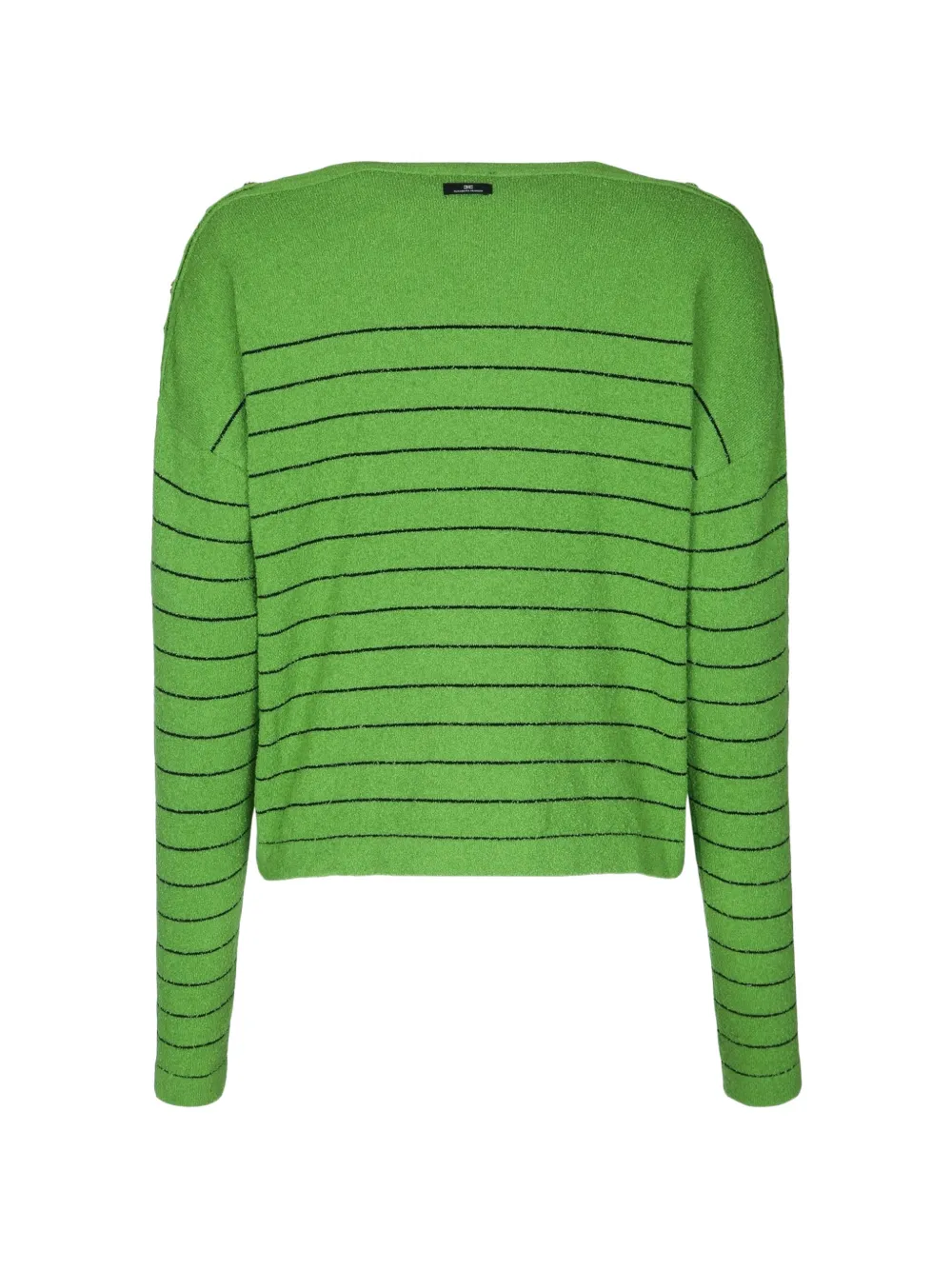  Elisabetta Franchi Pull à Rayures - Vert 