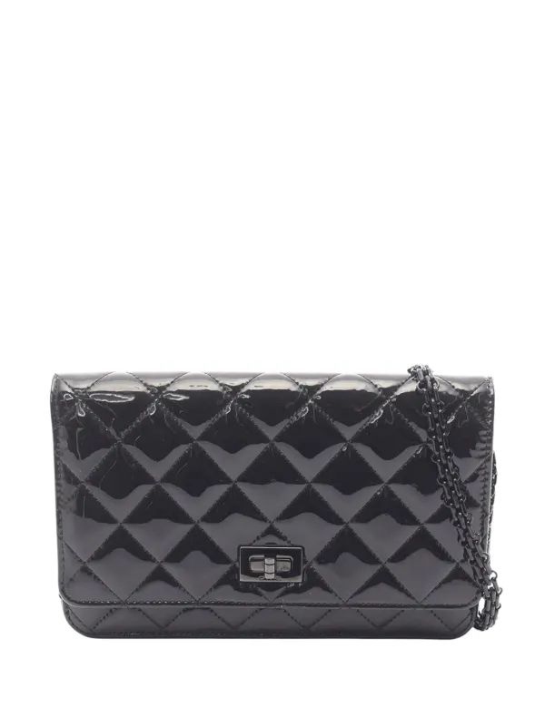 CHANEL Pre-Owned 2019 マトラッセ パテント リイシュー 2.55 