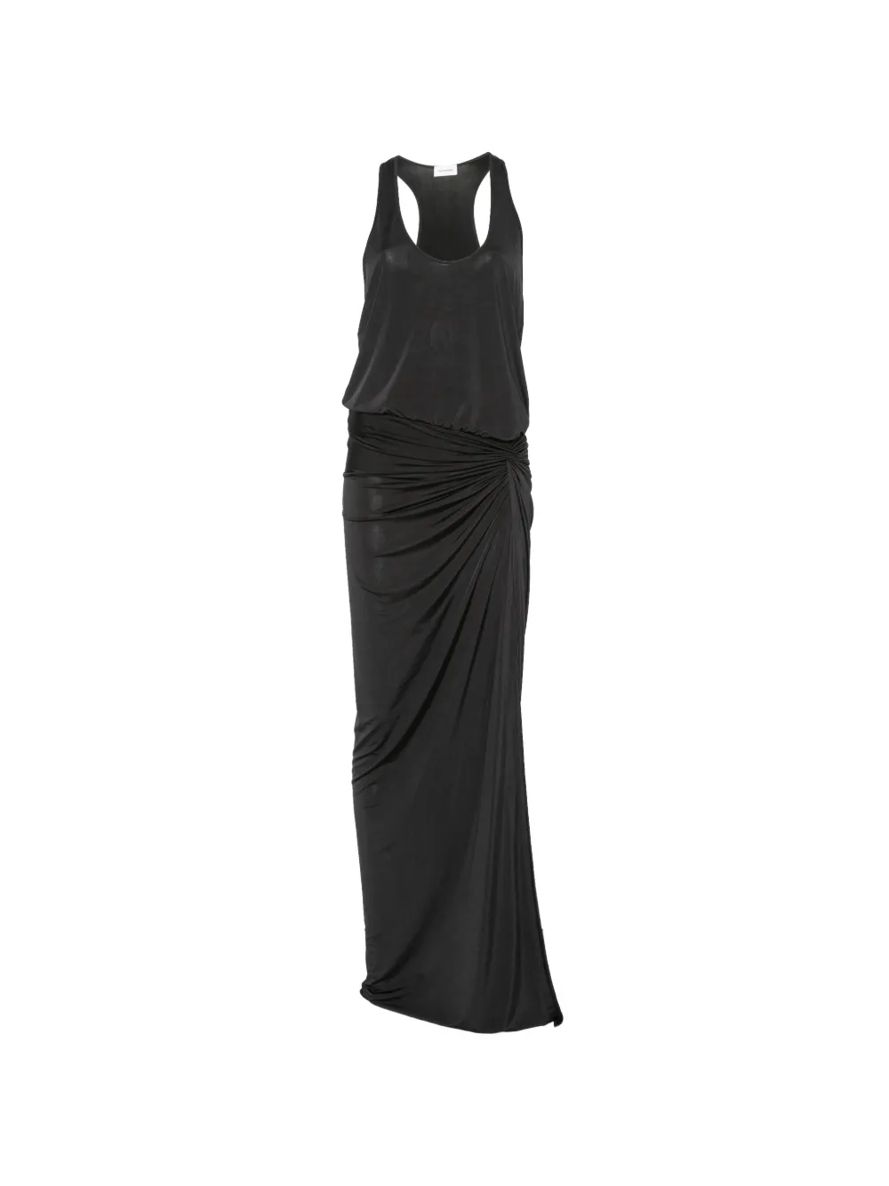 THE ANDAMANE Juno knot-detail maxi dress - Schwarz